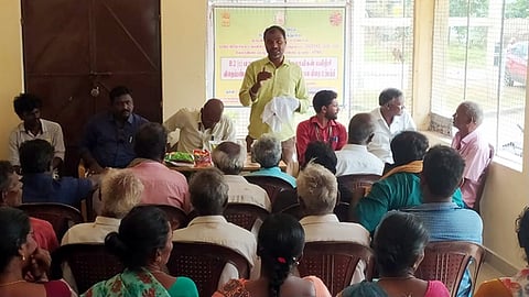 பண்ணை விவசாயிகளுக்கு தரமான விதை உற்பத்தி பயிற்சி