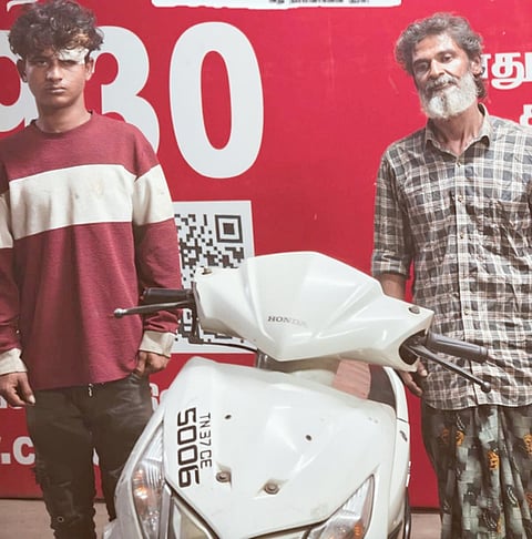 கைது செய்யப்பட்ட சாதுஉசேன், ஷாநவாஸ்.