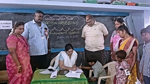 மாற்றுத்திறன் குழந்தைகளுக்கான மருத்துவ மதிப்பீட்டு முகாம்