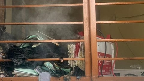 ஈராச்சி ஊராட்சி அலுவலகத்தில் தீ விபத்து