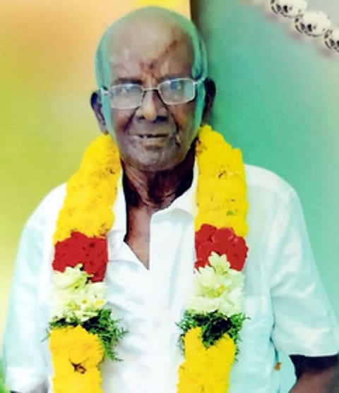 முதியவா் மன்னாா்சாமி