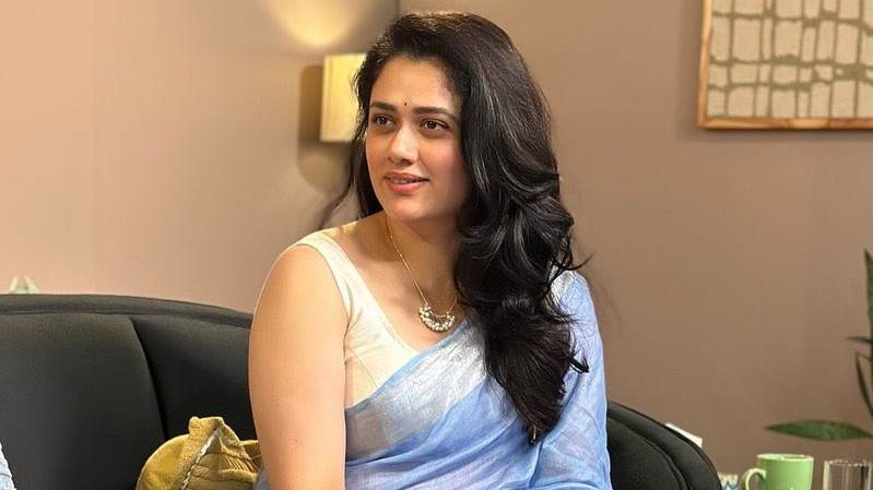 Actress Girija Oak.