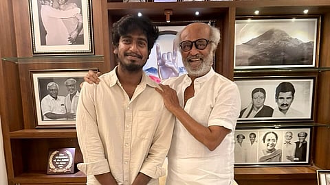 சூப்பர்ஸ்டார் ரஜினிகாந்துடன் இயக்குநர் அபிஷன் ஜீவிந்