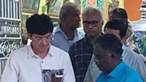 நாமக்கல்லில் ஆய்வு மேற்கொண்ட தமிழ்நாடு மின்சார வாரியத் தலைவா் ஜெ.ராதாகிருஷ்ணன்