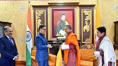 புத்தரின் புனித சின்னங்களைக் கொண்டு வர கிரண் ரிஜிஜு பூடான் பயணம்