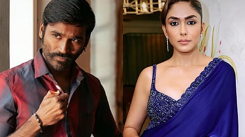 தனுஷ், மிருணாள் தாக்குர்.