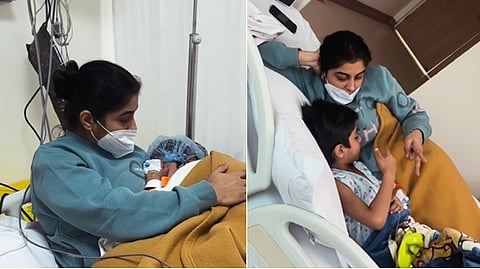 Delhi air pollution: Mother says young son forced to go into surgery