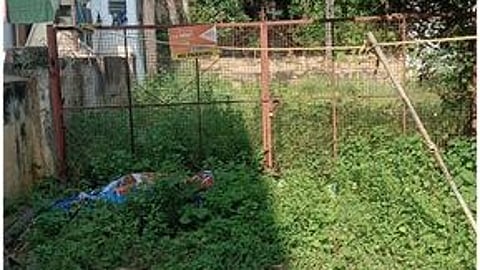 நோட்டீஸ் கொடுக்கும் முன் இருந்த காலி மனை.