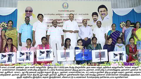 இடைநிற்றல் இல்லாத மாவட்டம் நெல்லை: உயா் கல்வித்துறை அமைச்சா் கோவி.செழியன்