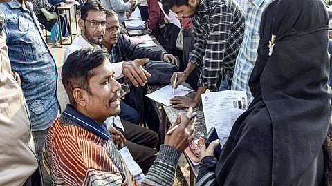 வாக்காளா் பட்டியல் சிறப்பு தீவிர திருத்தப் (எஸ்ஐஆா்) பணிகளின் ஒரு பகுதி