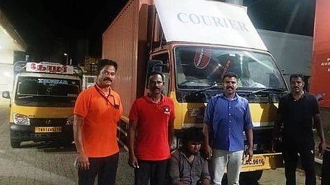 சரக்கு வாகனத்தில் கடத்தப்பட்ட 5 டன் ரேஷன் அரிசி பறிமுதல்