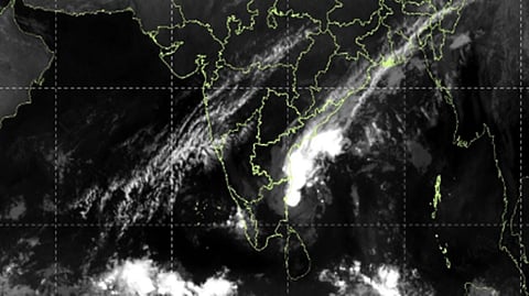 காற்றழுத்த தாழ்வு மண்டலம்.
