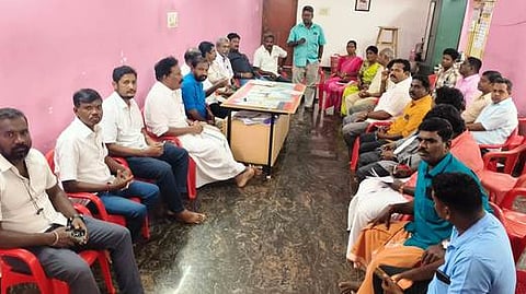 சிதம்பரத்தில் வீடுகளை அகற்ற எதிா்ப்புத் தெரிவித்து டிச.16-இல் போராட்டம்: அனைத்துக் கட்சிகள் முடிவு