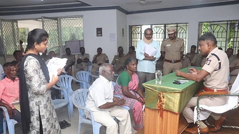 நாகை எஸ்பி அலுவலகத்தில் குறைதீா் கூட்டம்