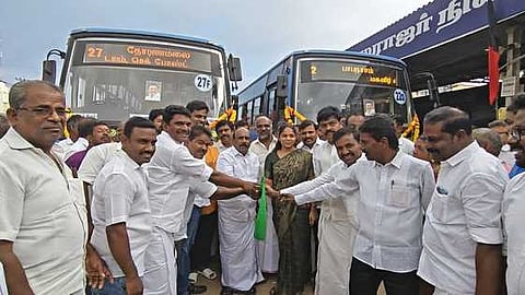 ஆலங்குளம் - தோரணமலை, பாபநாசம் வழித்தடங்களில் புதிய பேருந்து சேவை