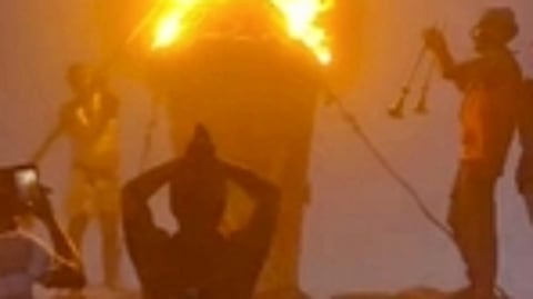 தீபமலையில் 2-ஆவது நாளாக காட்சியளித்த மகா தீபம்