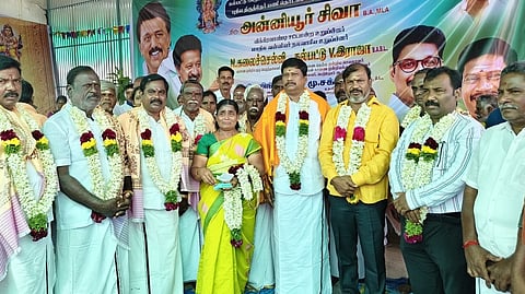 கல்பட்டு முத்தாலவாழியம்மன் கோயிலில் புதிய திருத்தோ் பணி தொடக்கம்