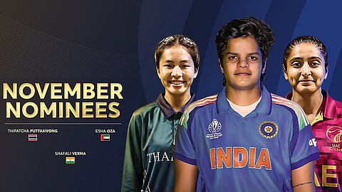 ஐசிசியின் சிறந்த வீராங்கனை விருதுக்கான போட்டியில் ஷஃபாலி வர்மா!