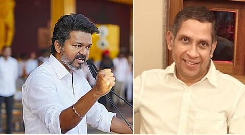 Congress executive Praveen Chakravarthy meets Vijay