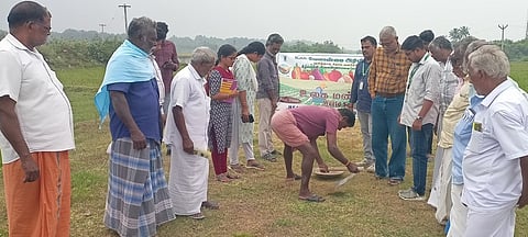 விவசாயிகளுக்கு மண் பரிசோதனை பயிற்சி முகாம்