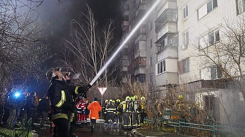 உக்ரைனில் ரஷியா ட்ரோன் மழை! அமைதிப் பேச்சுவார்த்தைக்கு மத்தியில் தாக்குதல்!