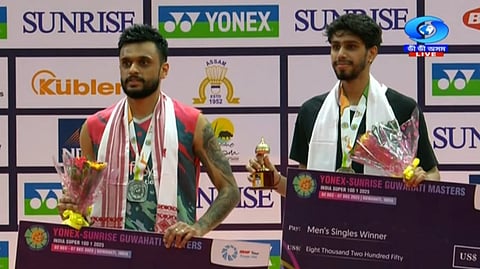 குவாஹாட்டி மாஸ்டா்ஸ் பாட்மின்டன்: சன்ஸ்கா் சரஸ்வத் சாம்பியன்!