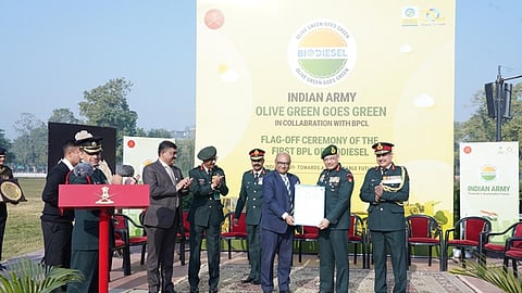 ராணுவத்தில் உயிரி எரிபொருள் பயன்பாடு! அதிகாரப்பூர்வ தொடக்கம்!