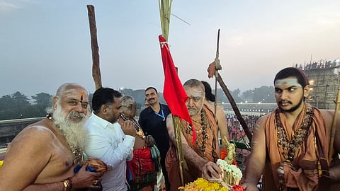 காஞ்சிபுரம் ஏகாம்பரநாதர் கோயில் மகா கும்பாபிஷேகம்: ஆதீனங்கள், மடாதிபதிகள் பங்கேற்பு