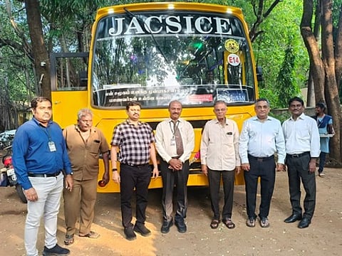 நாசரேத் பொறியியல் கல்லூரியில்
புதிய பேருந்து சேவை தொடக்கம்