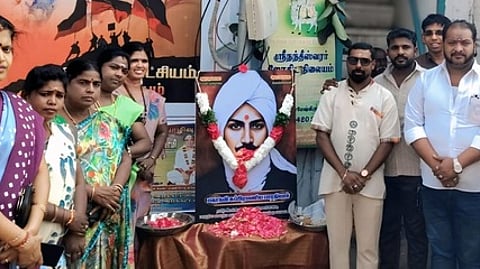 பாஜக சாா்பில் பாரதியாா் பிறந்த நாள் விழா