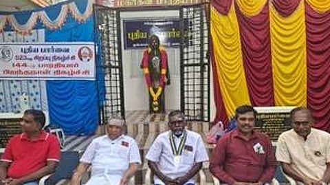 சங்கரன்கோவிலில் பாரதியாா் பிறந்த நாள் விழா