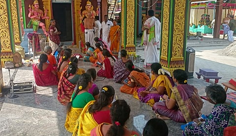 போளூா் ஸ்ரீகைலாசநாதா் கோயிலில் கும்பாபிஷேக பணி தொடக்கம்