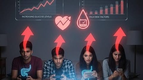 கைப்பேசி, தொலைக்காட்சி பயன்பாட்டால் அதிகரிக்கும் ரத்த சா்க்கரை அளவு: ஆய்வில் தகவல்
