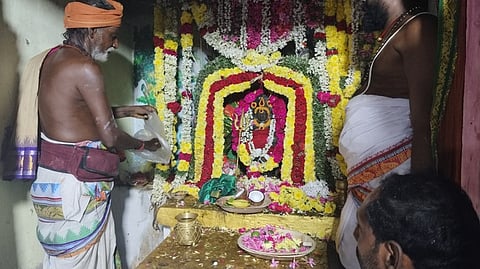 பைரவருக்கு நடைபெற்ற சிறப்பு வழிபாடு.