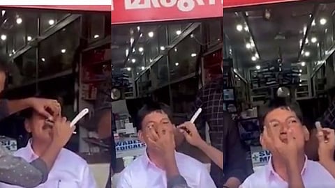 கேரளம்: ஆளுங்கட்சி தோல்வி! மீசையை இழந்த தொண்டர்!