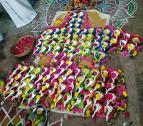 இருதய கமல நாத சுவாமி கோயிலில் காா்த்திகை மாத கடைசி சோமவாரத்தையொட்டி 108 சங்காபிஷேகம்