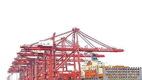 5 மாதங்கள் காணாத அளவு குறைந்த வர்த்தகப் பற்றாக்குறை