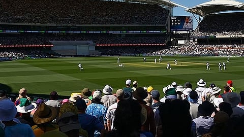 A new record in the Adelaide Test.