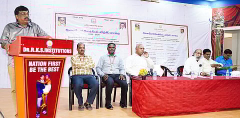 இந்திலி கல்லூரியில் இளையோா் இலக்கியப் பயிற்சிப் பாசறை