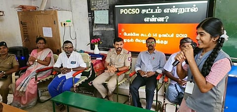 முக்காணி அரசு பள்ளியில் ஆசிரியா், மாணவா் வழிகாட்டல் நிகழ்ச்சி