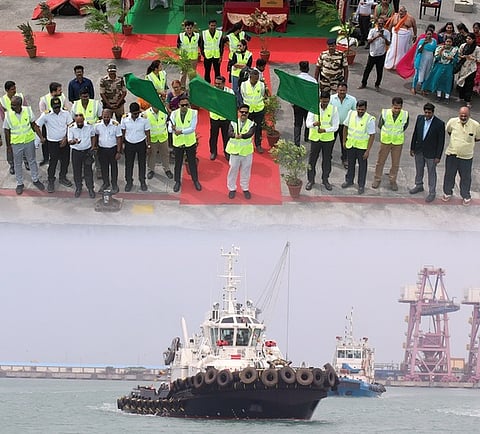 தூத்துக்குடி வ.உ.சி. துறைமுகத்துக்கு 60 டன் திறனுடன் புதிய இழுவை படகு