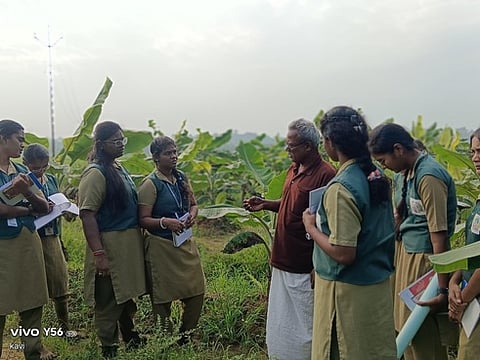 இலஞ்சியில் கிராமப்புற வேளாண் பயிற்சி
