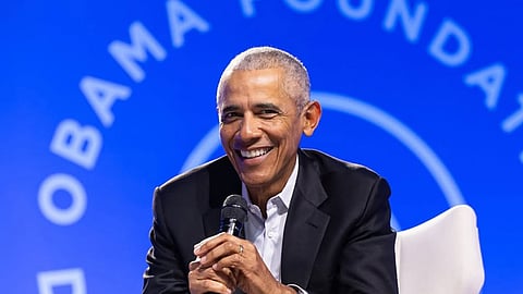 அமெரிக்க முன்னாள் அதிபா் பராக் ஒபாமா.