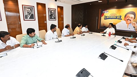 ஆலோசனையில் முதல்வர் மு.க. ஸ்டாலின்