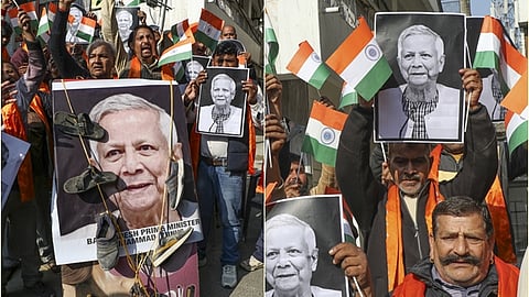 வங்கதேச அரசுக்கு எதிராக ஜம்முவில் போராட்டம் நடைபெற்று வருகின்றது...