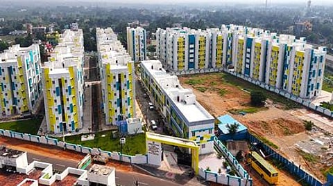 ஏழைகளுக்காக இதுவரை 55 ஆயிரத்து 831 அடுக்குமாடிக் குடியிருப்புகள் கட்டி முடிப்பு: அமைச்சா் தா.மோ. அன்பரசன்