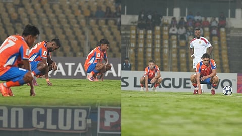 Goa FC players' unique protest...