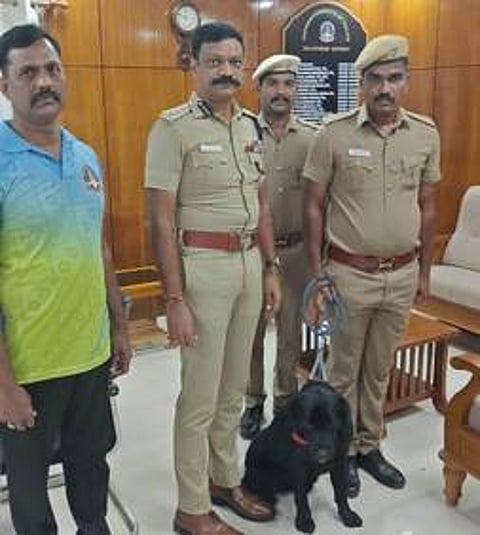 போதைப்பொருள்களைக் கண்டறிய புதிய மோப்ப நாய்