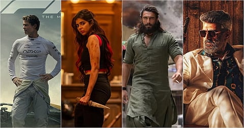 எஃப் 1, லோகா, துரந்தர், குட் பேட் அக்லி போஸ்டர்கள்