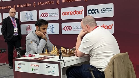 ரேப்பிட் பிரிவில் அா்ஜுன் எரிகைசி, கோனெரு ஹம்பி ஆகியோா் முறையே ஓபன் மற்றும் மகளிா் பிரிவில் வெண்கலம் வென்றனர்.